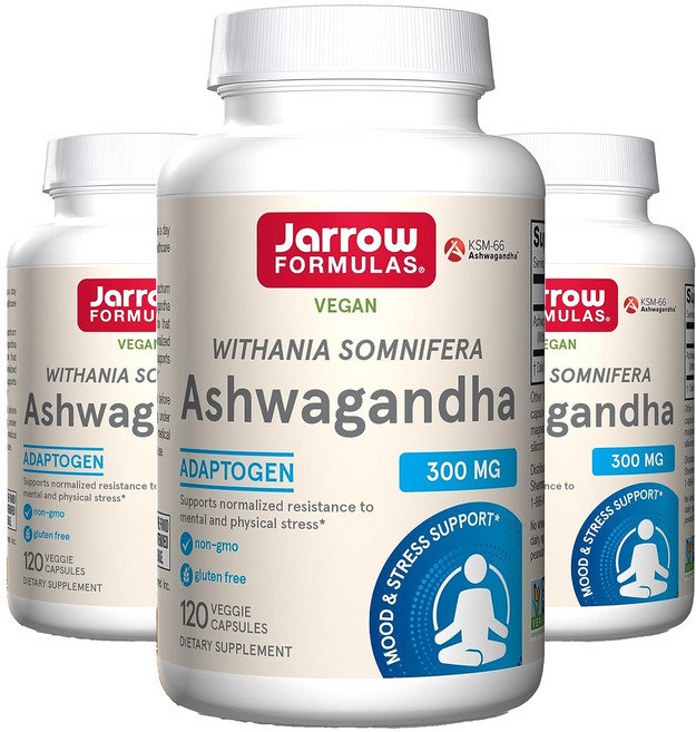 재로우 아슈와간다 300mg 캡슐, 120정, 3개