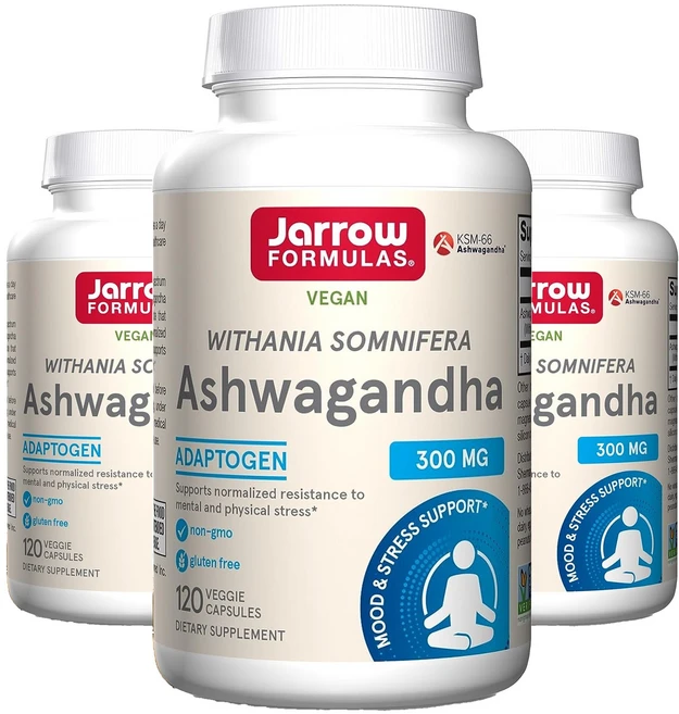 재로우 아슈와간다 300mg 캡슐, 120정, 3개 - 쿠팡