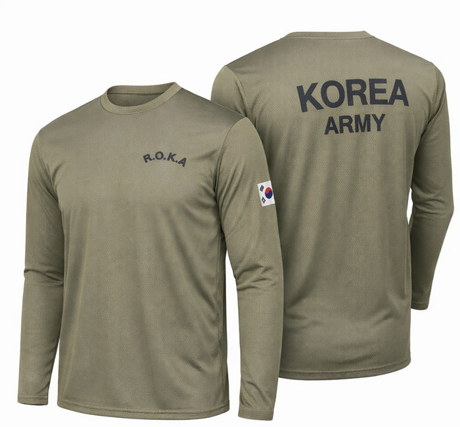 아소트 냉감 통기성 메쉬 로카티 코리아 아미 ROKA 긴팔 티셔츠 남녀공용