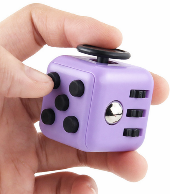 마마마켓 스트레스 해소 큐브 피젯토이, 1개, 퍼플