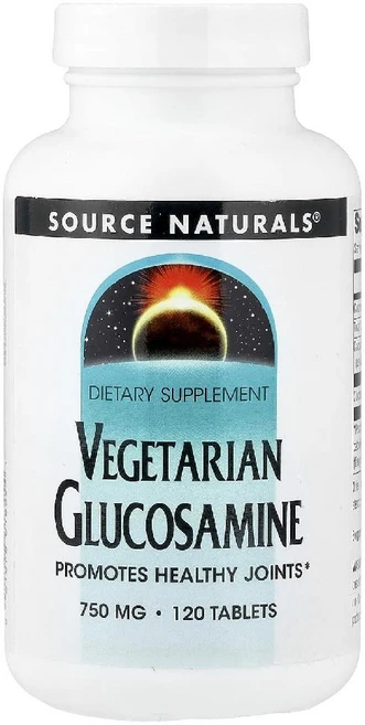 소스내추럴스 식물성 글루코사민 120정 태블릿 연골 무릎 건강, 1개 - 쿠팡