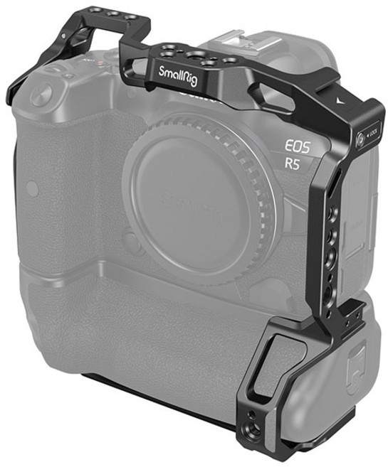 [Smallrig] 스몰리그 캐논 R5 / R6 배터리 그립 전용 케이지 SR3464, 1개