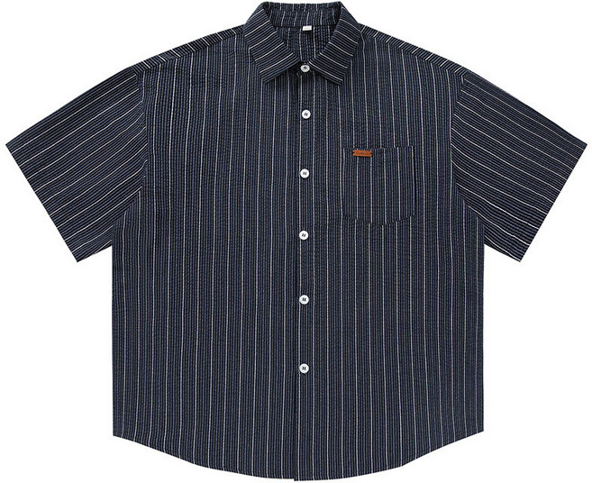 남성 청남방 셔츠 상의 캐주얼 데님 빅사이즈 루즈핏