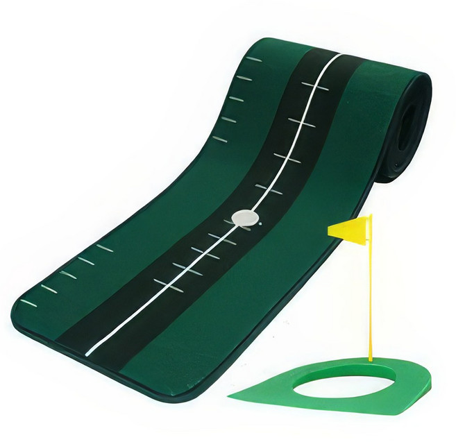 런처 미니 골프 퍼팅매트 퍼터연습기 20cm x 200cm, 1개