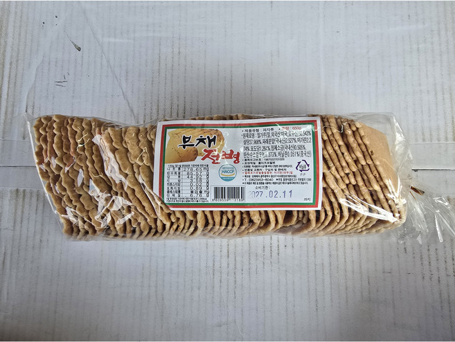 부채 전병, 4개, 650g