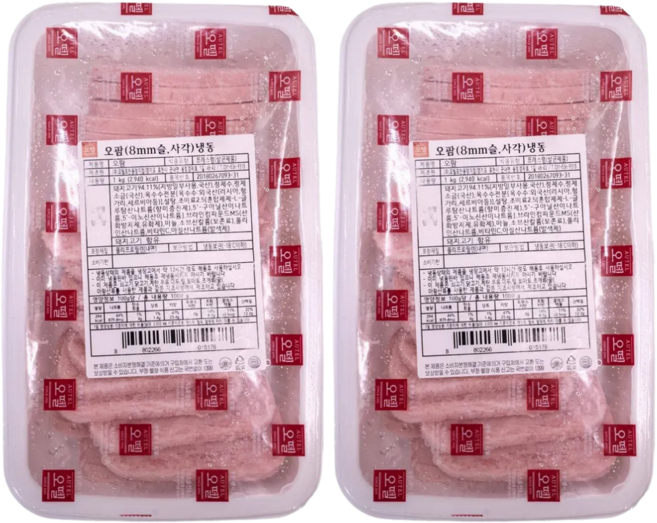 오뗄 오팜 8mm 슬라이스 1kg+1kg, 1세트, 2kg
