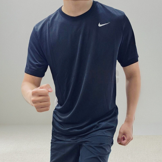 나이키 드라이핏 기능성 반팔 티셔츠 NDS0618 여름 운동 헬스 러닝 블랙