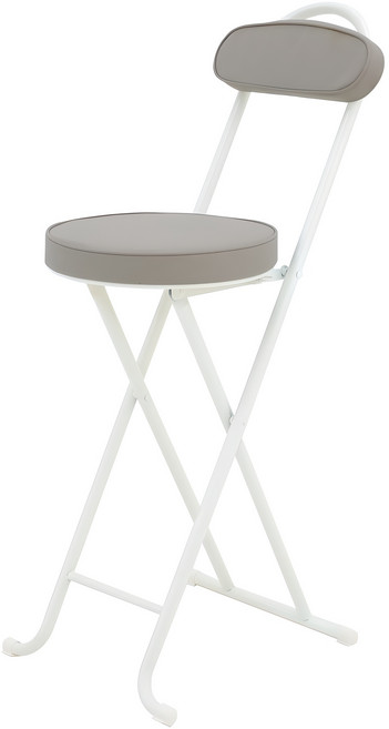 밴프 로이드 접이식 바텐 홈바의자 아일랜드식탁의자, 밀크브라운, 1개