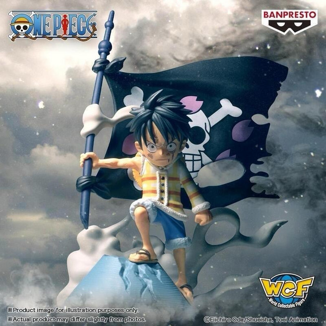 BANPRESTO 海賊王 WCF LOG STORIES 蒙其·D·魯夫 動作模型, 1個