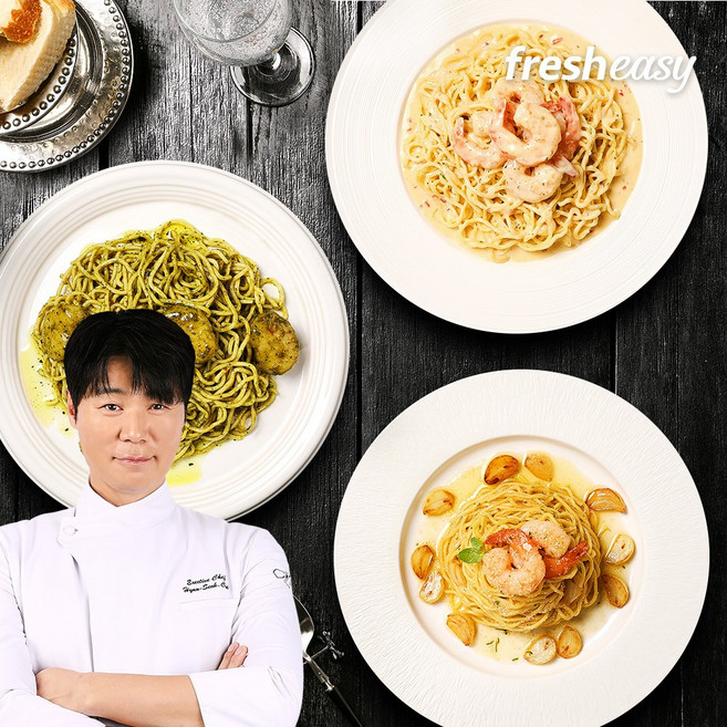 최현석셰프의 쵸이닷 추천 양식 밀키트 파스타 3종 SET (새우봉골레+가리비바질+쉬림프크림), 1세트, 954g