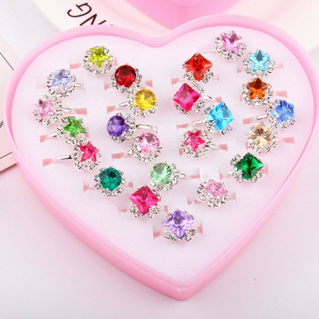 루나버블 어린이 반지 귀걸이 아동 여아 유아 키즈 보석 다이아 동물 공주 귀찌 크리스마스 선물