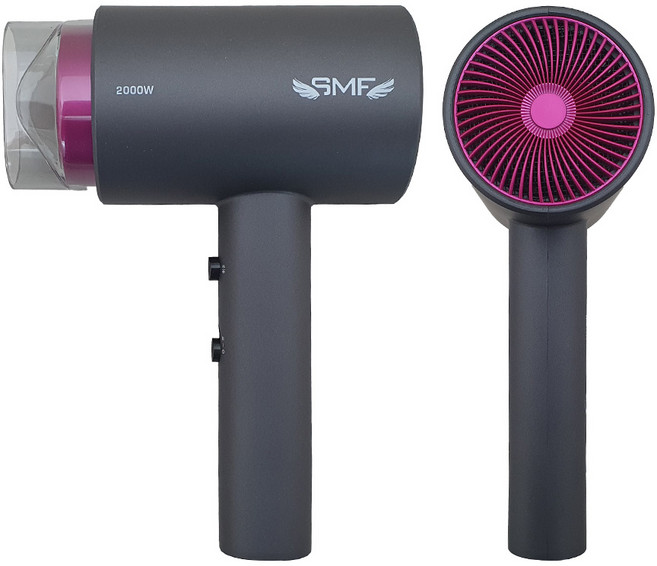 SMF 2000W 컴팩트 헤어 드라이기 / 파워스톰 / SMF-2000AH / 375g 초경량/ 코드길이 1.7m / 크리스탈화이트/ 티타늄그레이 택1