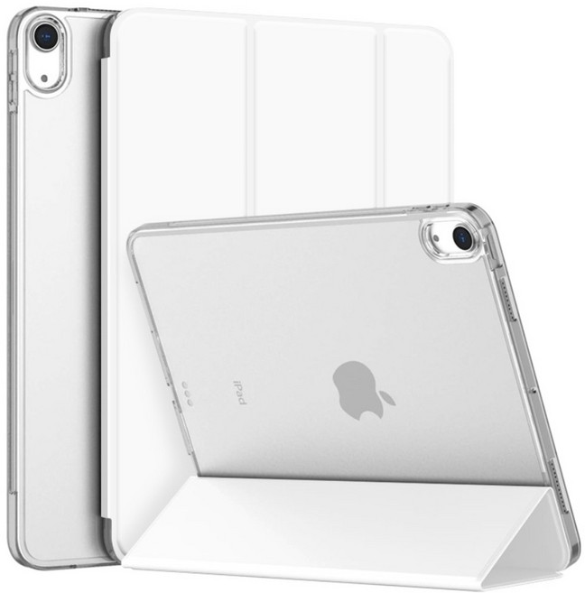 니하 아이패드 슬림 클리어 케이스, 화이트