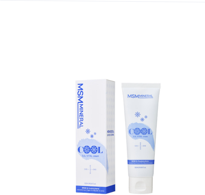 sul16 sul vital msm 미스미네랄 식이유황 엠이스엠 통증 개선, 1개, 튜브형_cool 120ml