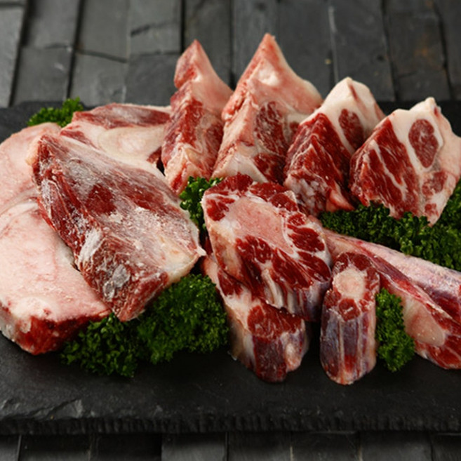 무항생제 1등급 한우 꼬리반골 4kg 소꼬리 곰탕 보양식 사골, 1개