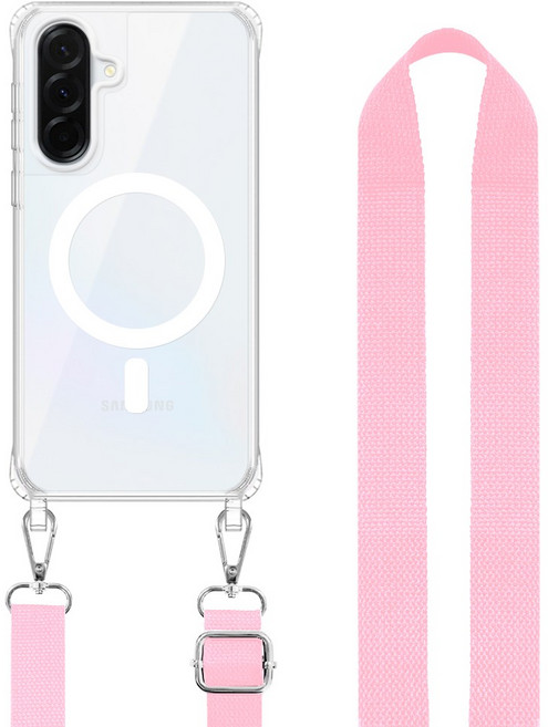 더조은셀러 맥세이프 호환 세이프링 면소재 목걸이 스트랩 갤럭시 케이스 크로스 줄