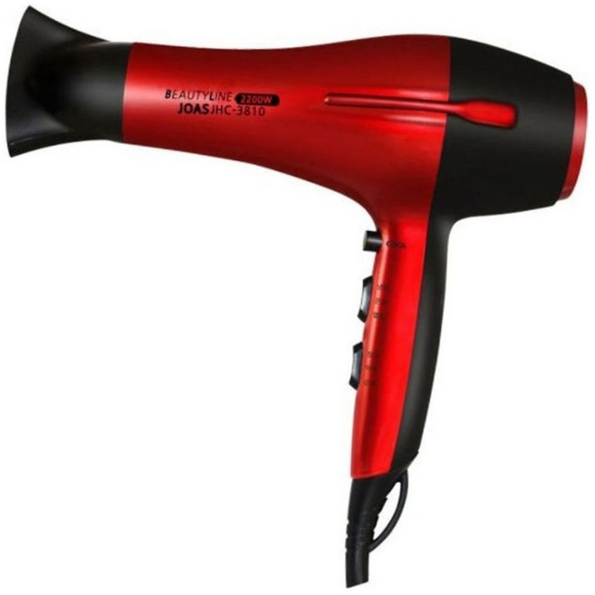 조아스 전문가용 고출력 헤어 드라이기 jhc-3810 레드 미용실드라이기 헤어드라이어
