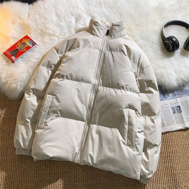 韓系鋪棉外套 男女同款 M-5XL 加厚保暖立領外套