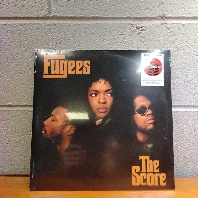 (수입 LP) FUGEES THE SCORE VINYL LP RECORD TARGET EDITION CLEAR SMOKY WHITE SWIRLS