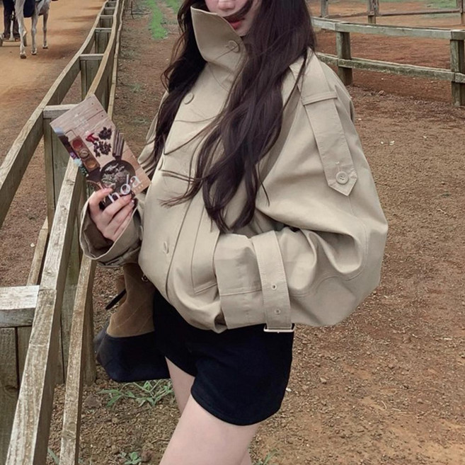 대박난박양 트렌치 블루종