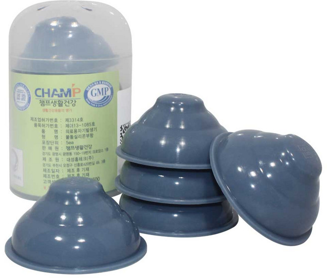 대성홈테크 부항기 자석부항기 쑥뜸 의료용 자기발생 실리콘부항기 물부항 본품5p, 1개