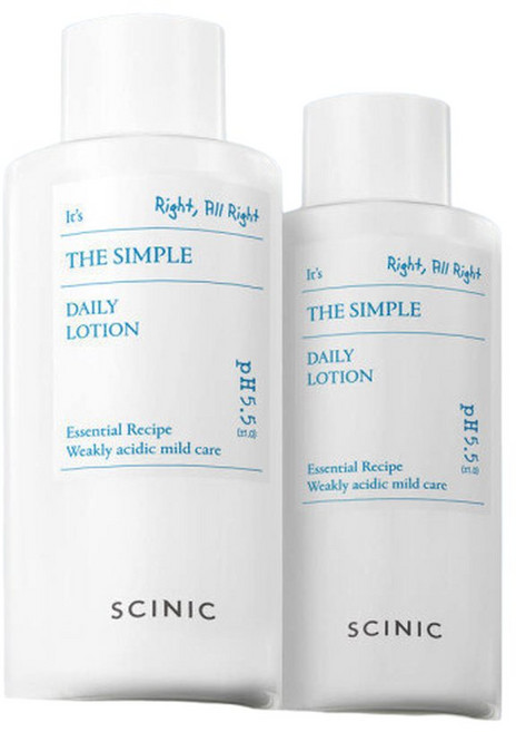싸이닉 더 심플 데일리 로션 300ml(펌프포함) 2개, 300ml