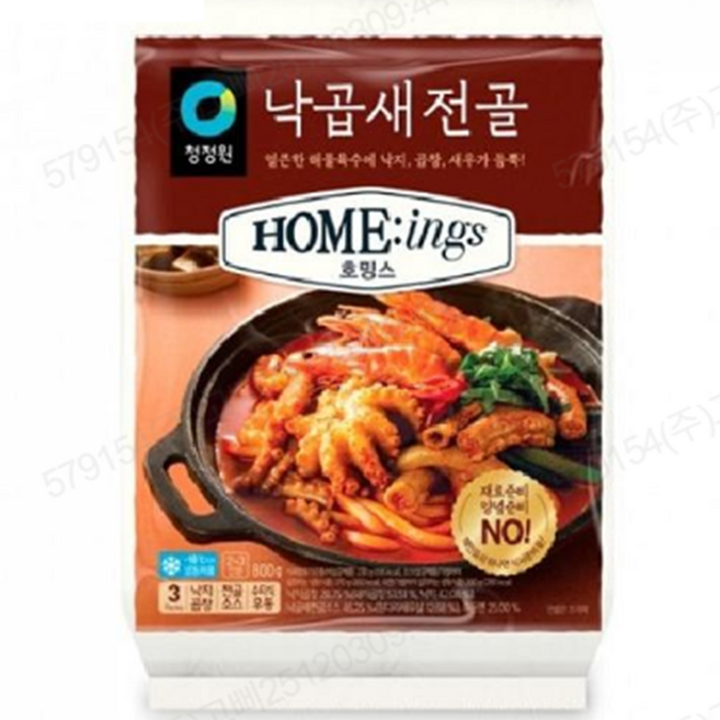 청정원 호밍스 낙곱새전골, 800g, 1개