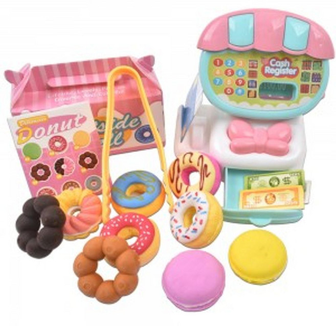 오즈토이 편의점 소꿉놀이 세트 623-s107 도너츠 주방 음식 모형 미니어쳐 소품 san+8995hR