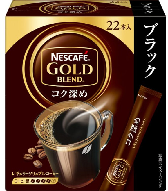 네스카페 네슬레 일본 골드 블렌드 깊은 스틱 블랙 22P, 단품