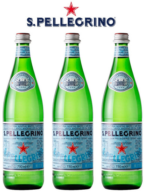 산펠레그리노 탄산수, 750ml, 4개