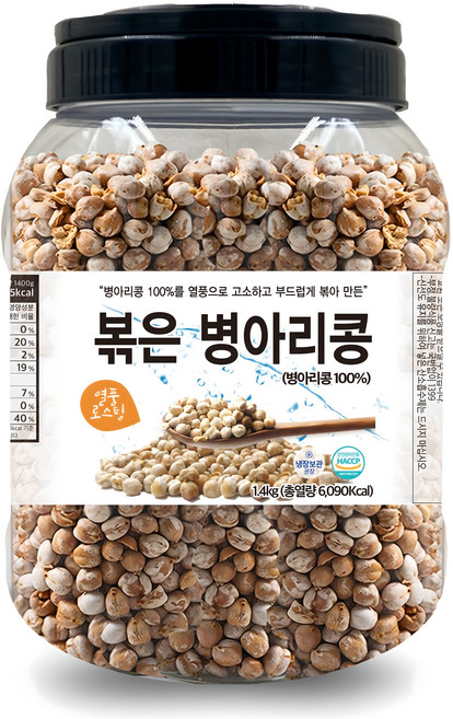 대구농산 볶은 병아리콩 통, 1.4kg, 1개