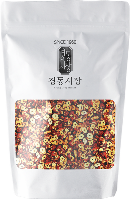 경동시장 대추칩 슬라이스 500g +500g 1+1, 2개, 500