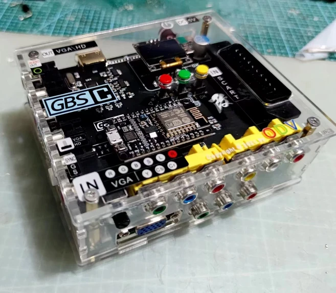 HamGeek GBSC 변환기 제어 레트로 비디오 게임 신호 액세서리(업그레이드 버전), 01 color as show