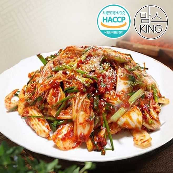 [맘스킹]HACCP 국내산 농산물 100% 두리반 겉절이 3kg, 1박스