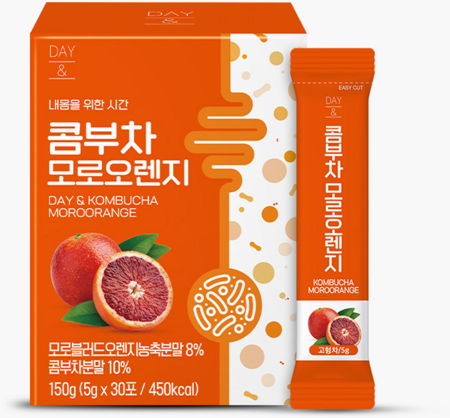 데이앤 콤부차 모로오렌지 30p, 5g, 30개입, 1개
