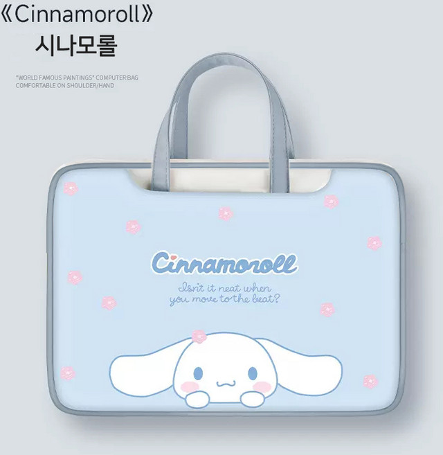 다나에 캐릭터 백팩 폼폼푸린 시나모롤 귀여운 PU 노트북 파우치 맥북 가방 손잡이++Integrated International Trade Co. Ltd 머리핀, 1개