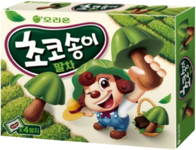 오리온 초코송이 말차, 1개, 144g