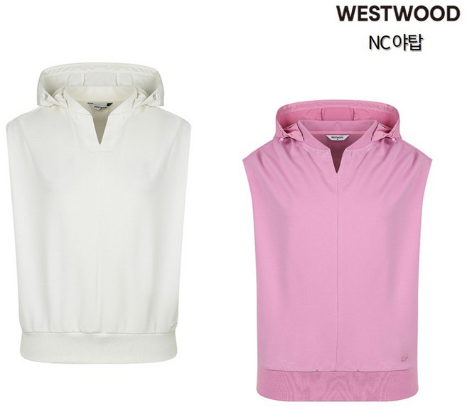 [웨스트우드] (이월상품) 초초특가! 여성 가을 경량 신축성 뛰어난 우븐 후드형 베스트 / 이너와 레이어드 착장 조끼 / 아웃도어 골프 데일리룩 활용