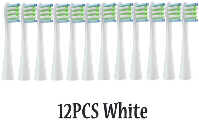 Oclean X/ X PRO/ Z1/ F1/ One/ Air 2 /SE 소닉 전동 칫솔 브러시 리필한 4/12 Pcs 교체용 가능한 헤드, 12white