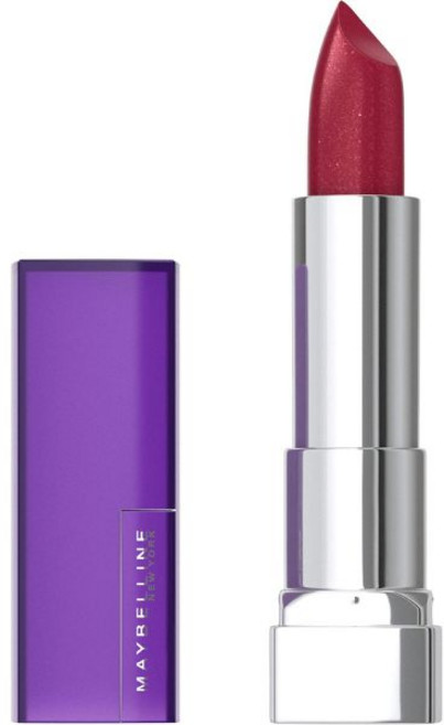 MAYBELLINE 메이블린 컬러 센세이셔널 립스틱 립 메이크업 매트 피니시 수분 공급 누드 핑크 레드 플럼 블러싱 파우트 0.15 oz; (포장 디자인은 다를 수 있습니다), 1개, 966 구리 장미