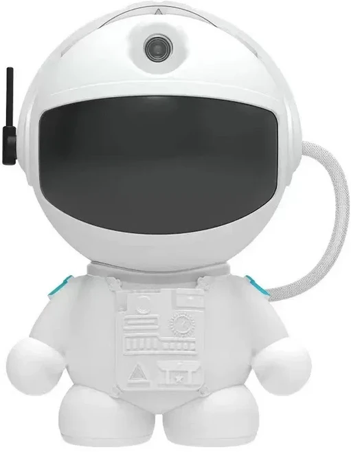 우주 은하계 야간 조명 프로젝터 울트라-HD 우주비행사 디자인 12개 필름 디스크 밝기 조절 가능한 LED, 01 Astronaut Projector, 01 China Mainland