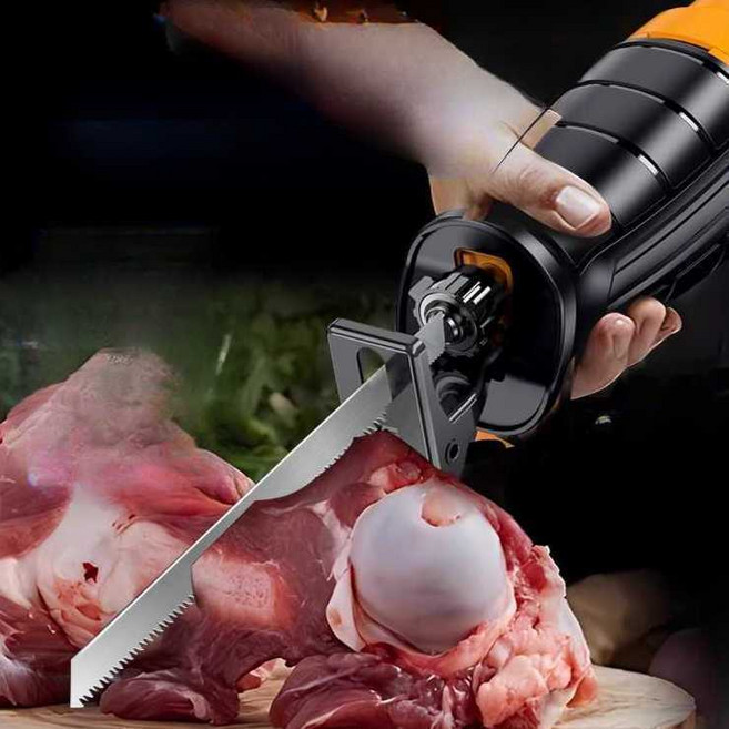 정육 뼈톱 냉동육 뼈 절단기 소형 전기톱 쇠톱 소고기 돼지고기, 1개, 1800W 기본형