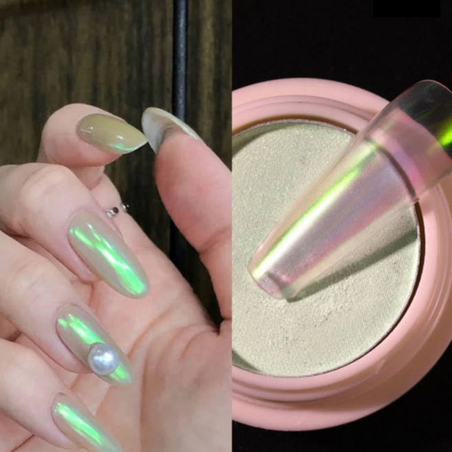 은은 네일 파우더 오로라 아트 장식 아우라, 1개