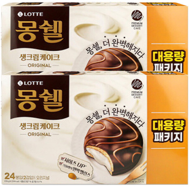몽쉘 실속 오리지널 24개입, 816g, 2개