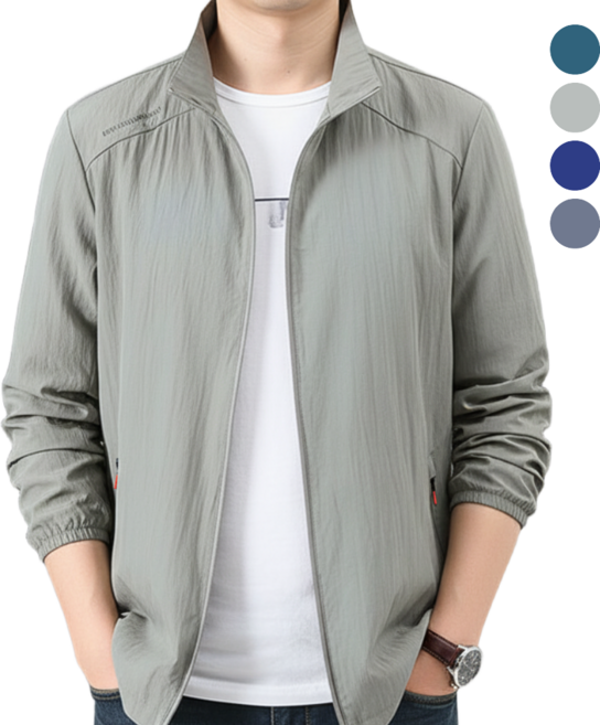 남성 경량 바람막이 집업 윈드브레이커