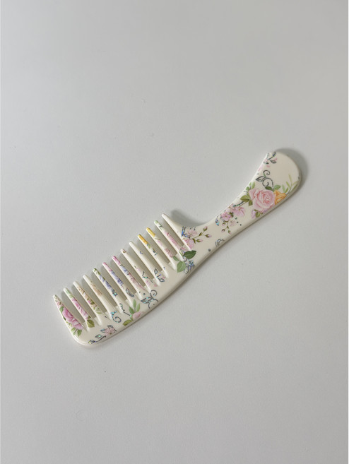 GAON IA_359 도끼빗 투톤화이트 플라워 아이엑트리스, 1개