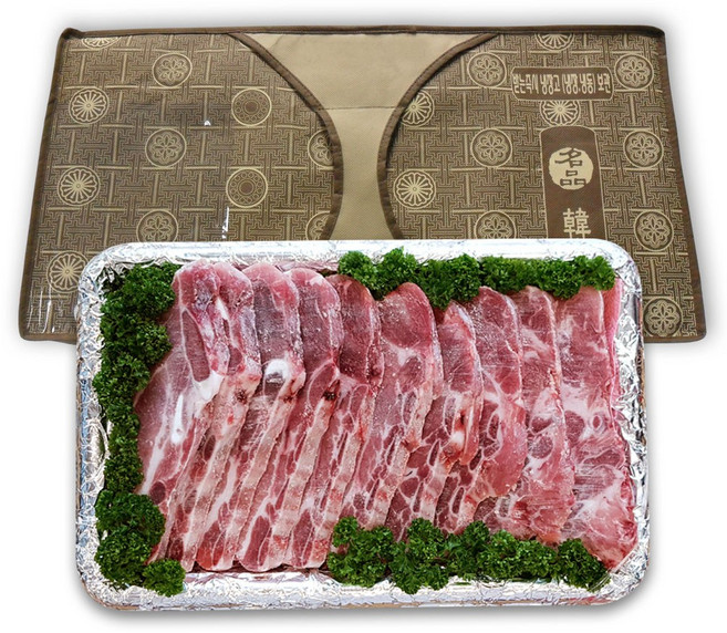이수한우 LA식 돼지갈비선물세트 2kg 내외 냉동, 1개