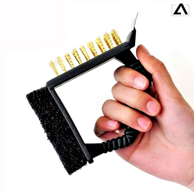 캠핑불판 석쇠 세척용 브러쉬 그릴 청소 철망솔, 1개
