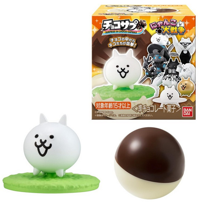 (BANDAI) [BOX 10 반다이 [재판매] 초코 섭 냥코 대전쟁 준 초콜릿 과자 식완