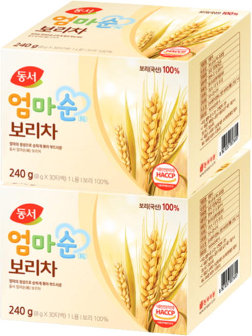동서 엄마순보리차 60T 유아보리차, 30개입, 2개